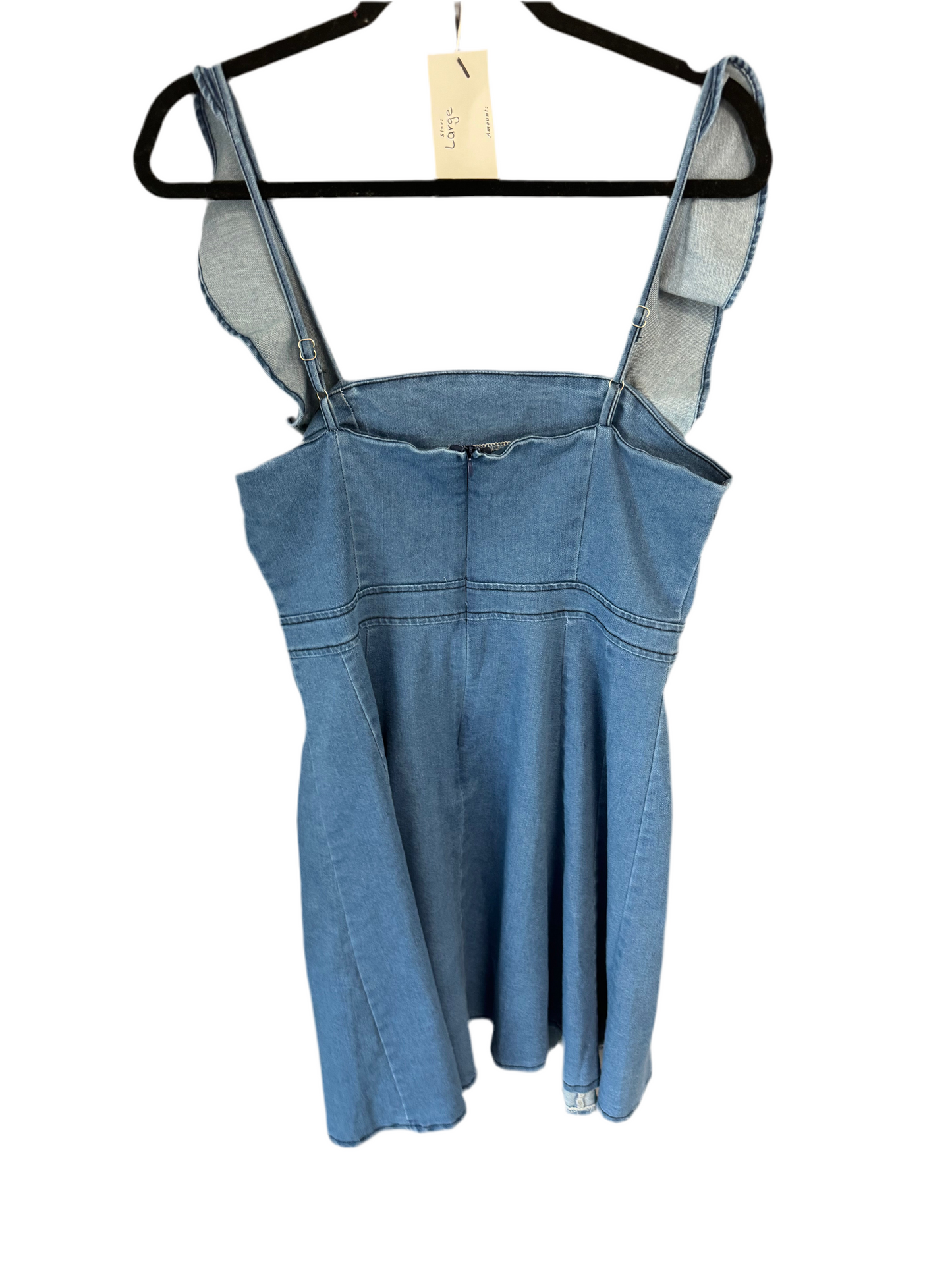 Dark denim dress