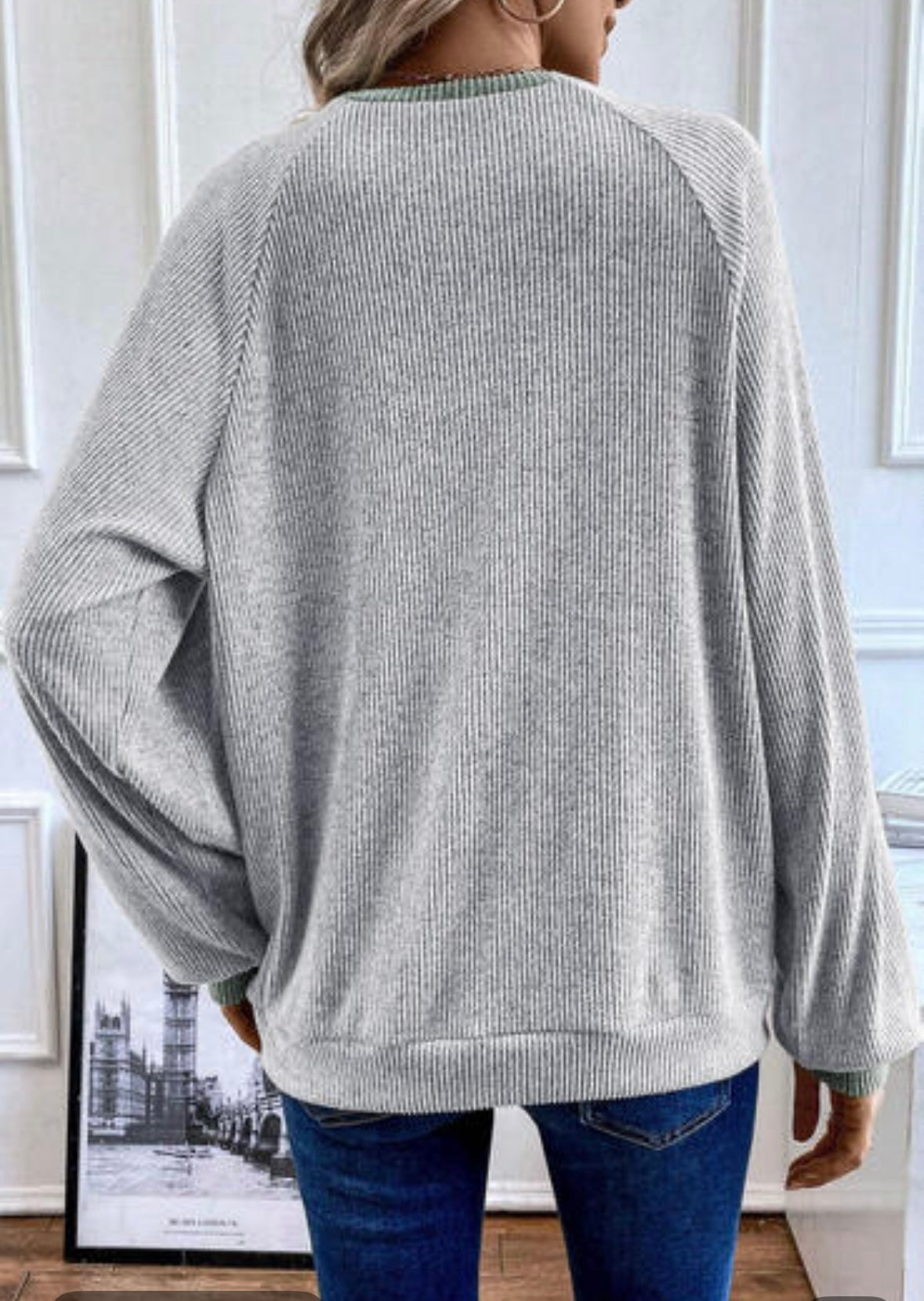 Light Green Loose Fit Shirt