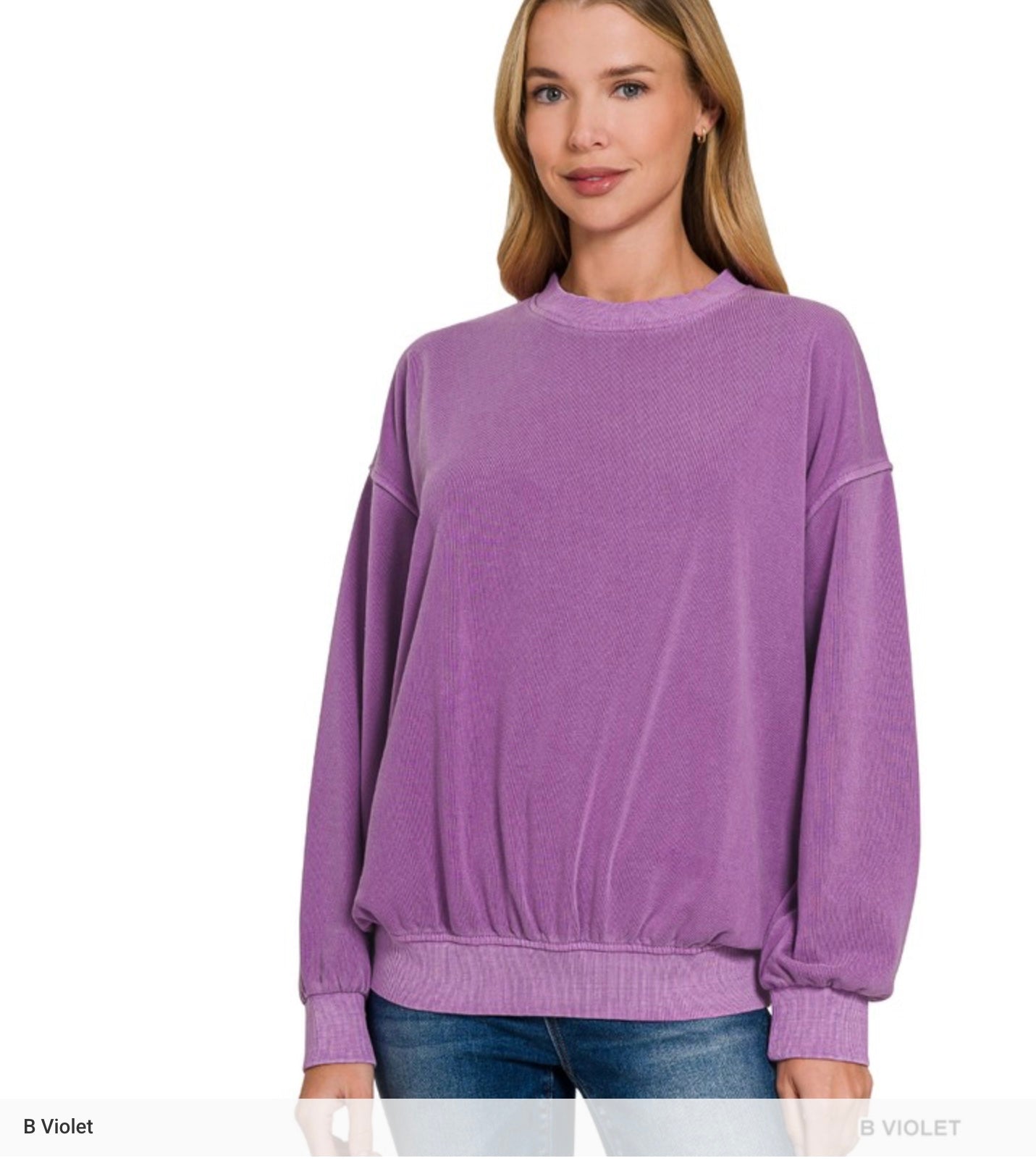 Round Neck Sweatshirt