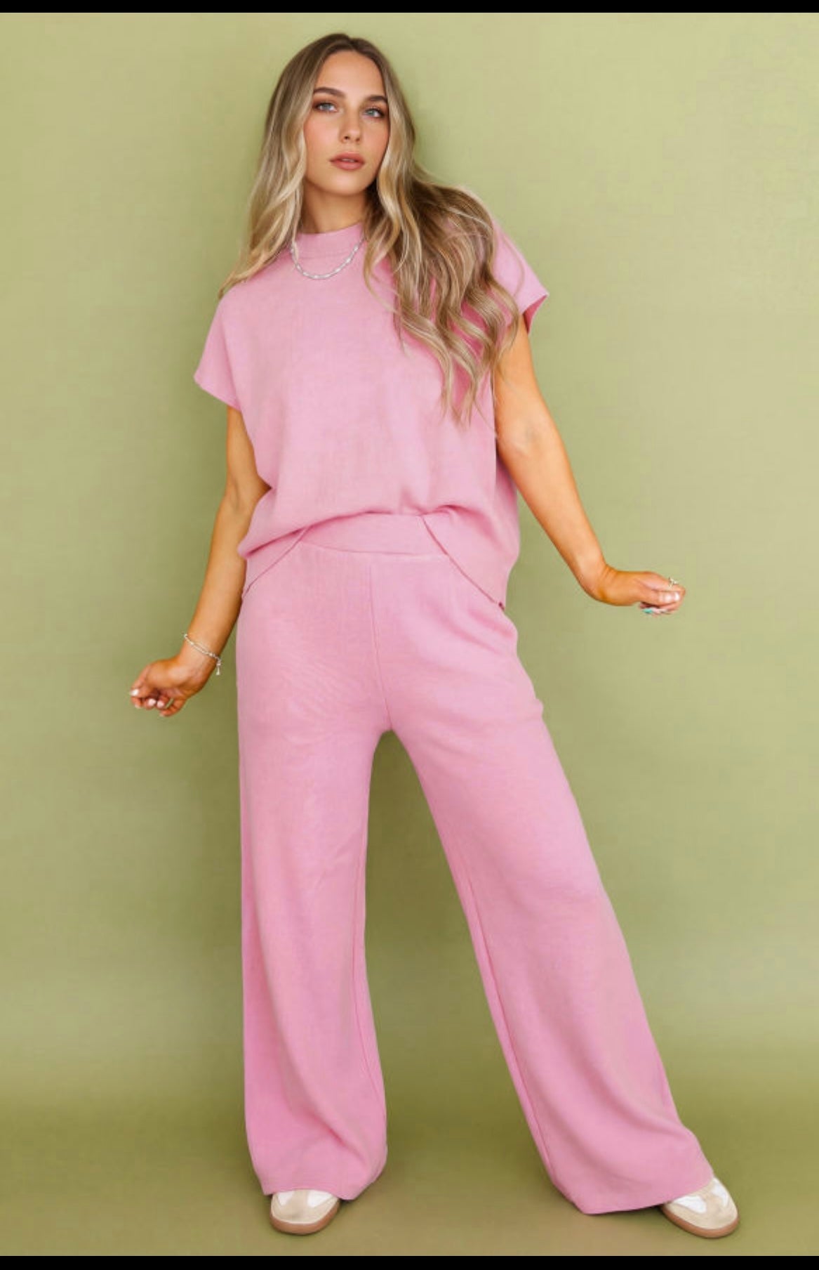 Pink Pant Set
