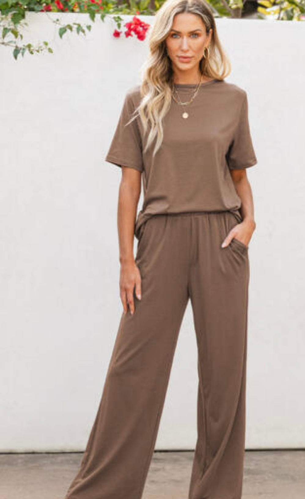 Light Brown 2 Piece Set