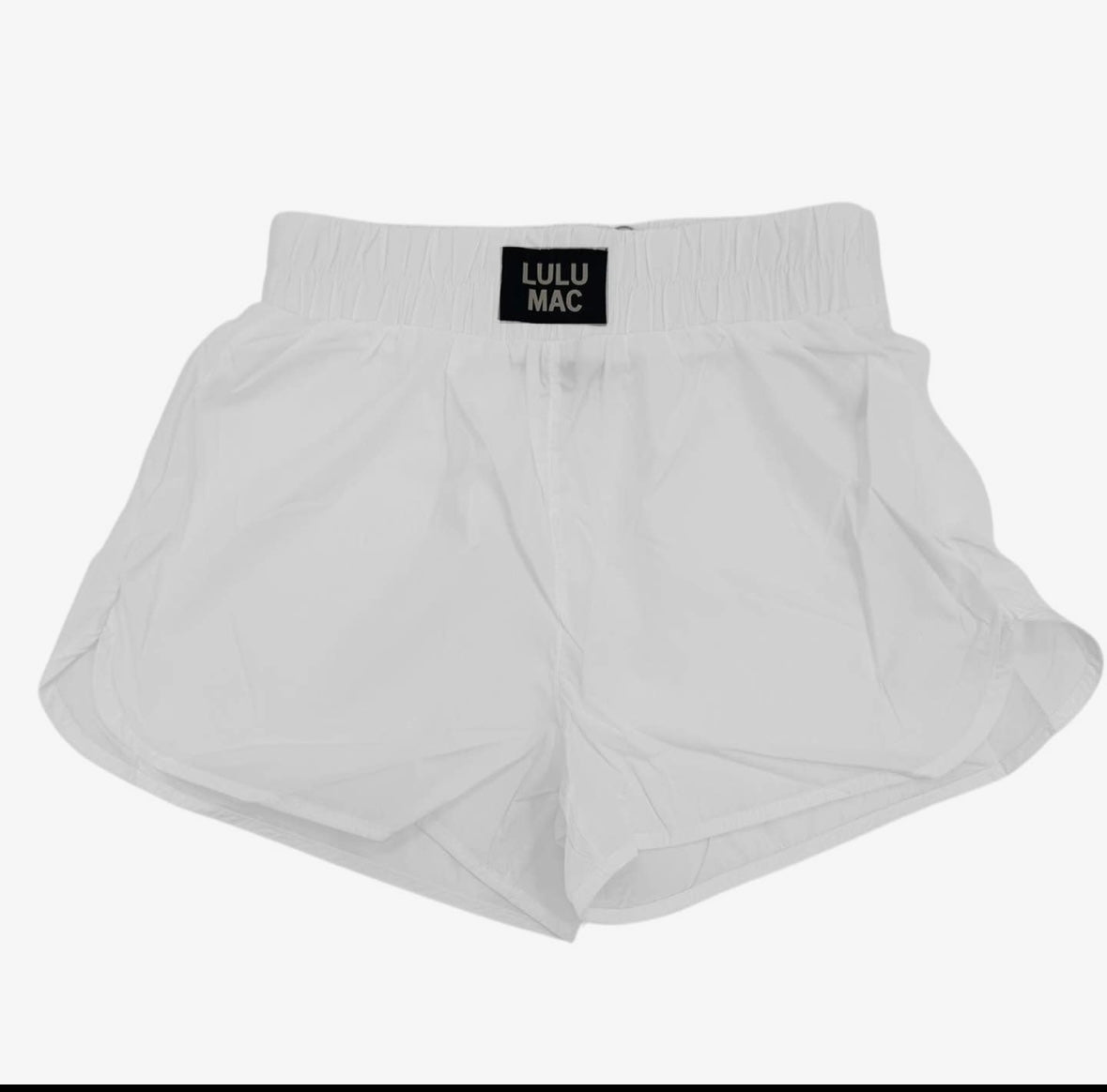 White Lulu Mac Shorts