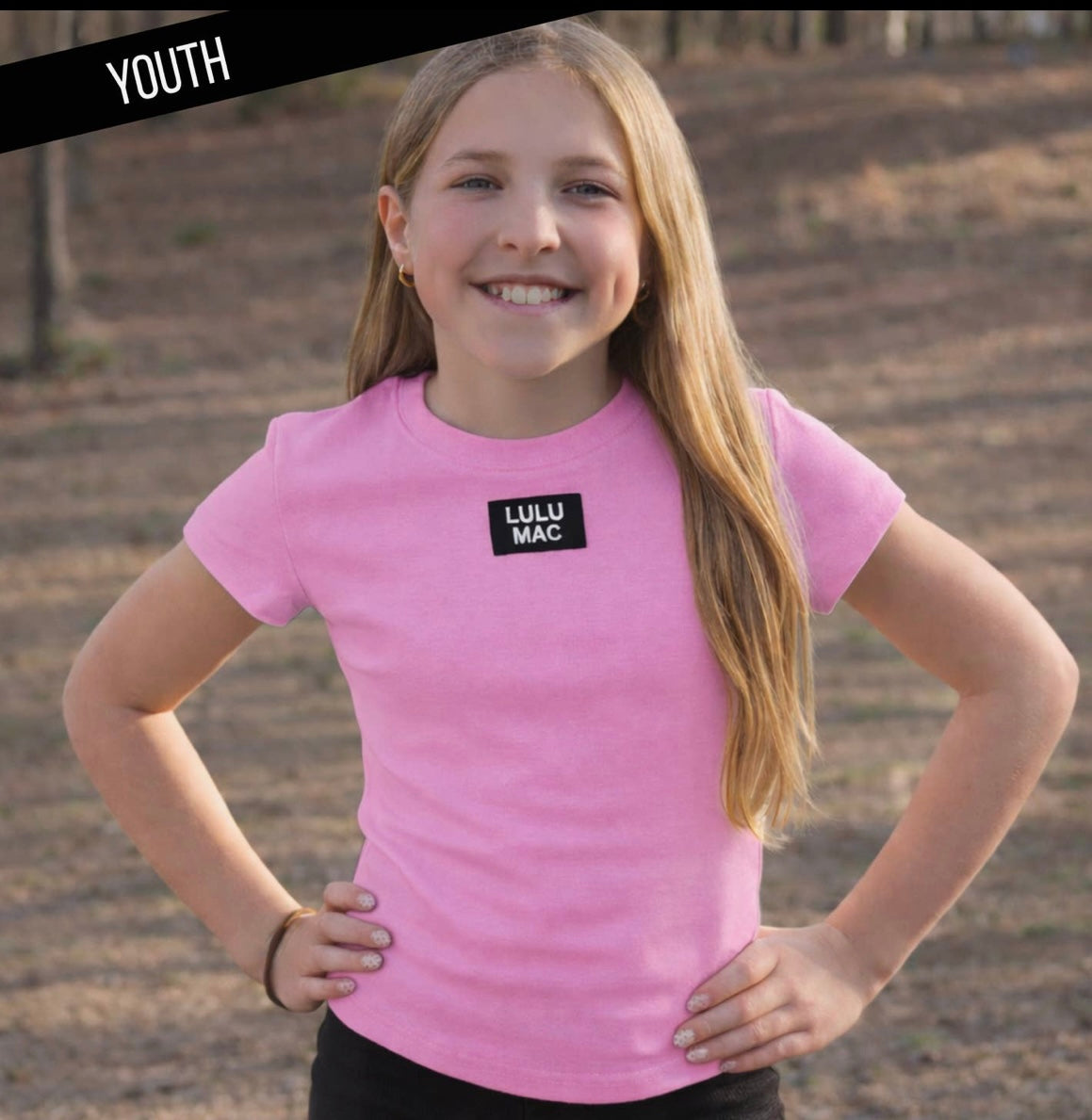 Youth light Pink Baby Tee