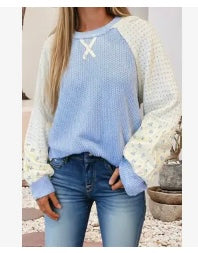 Blue and white Floral Shirt