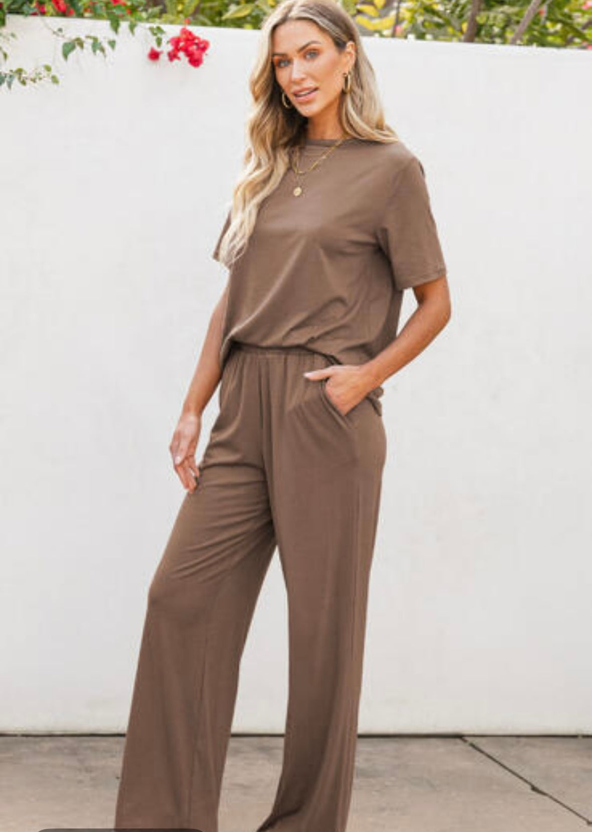 Light Brown 2 Piece Set