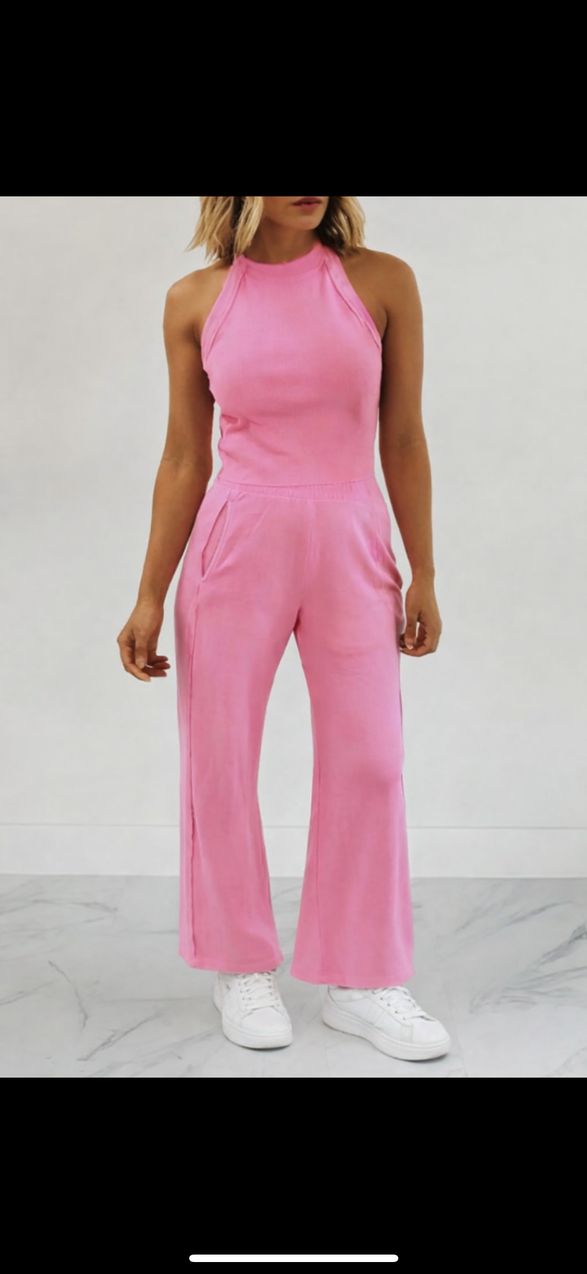 Ribbed Tank Pant Set