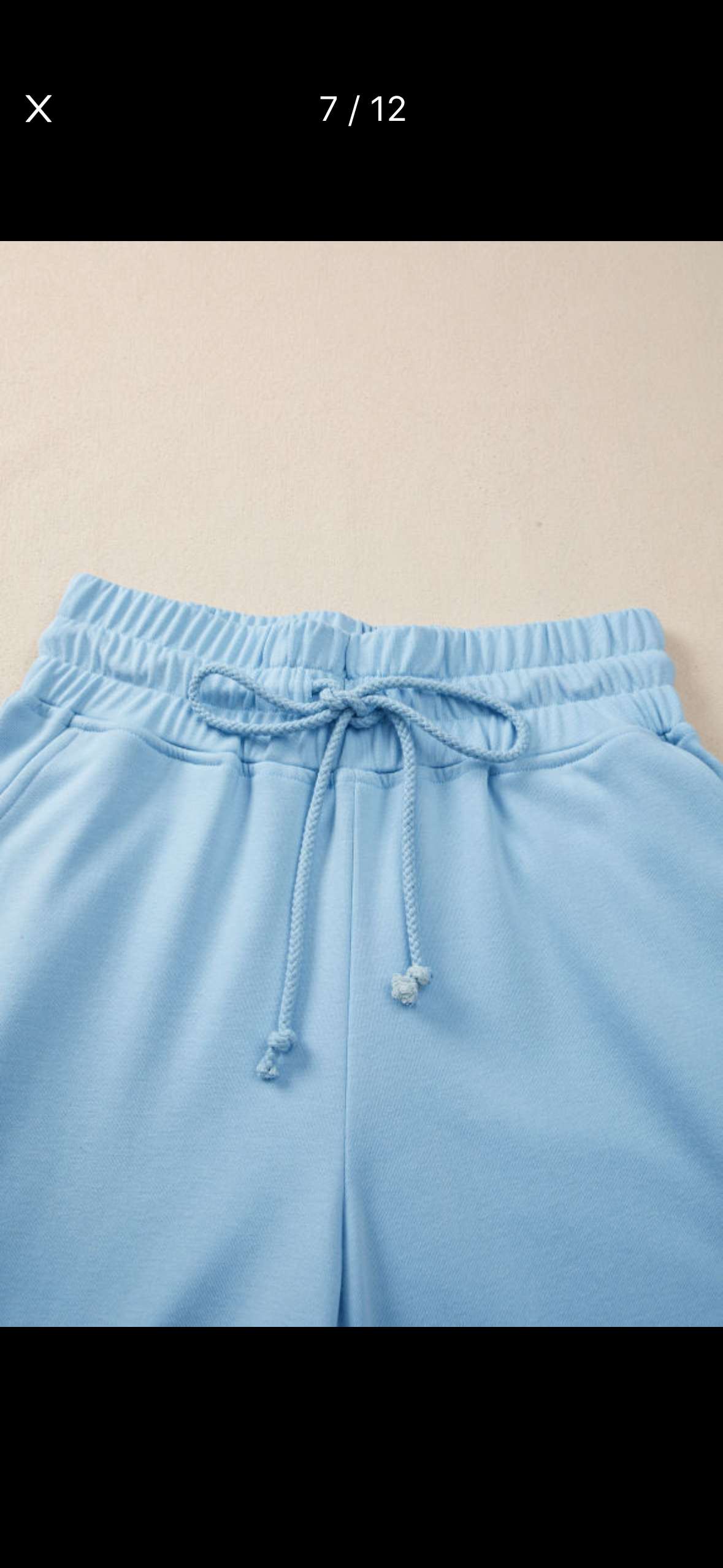 Baby Blue Wide Leg Pant Set