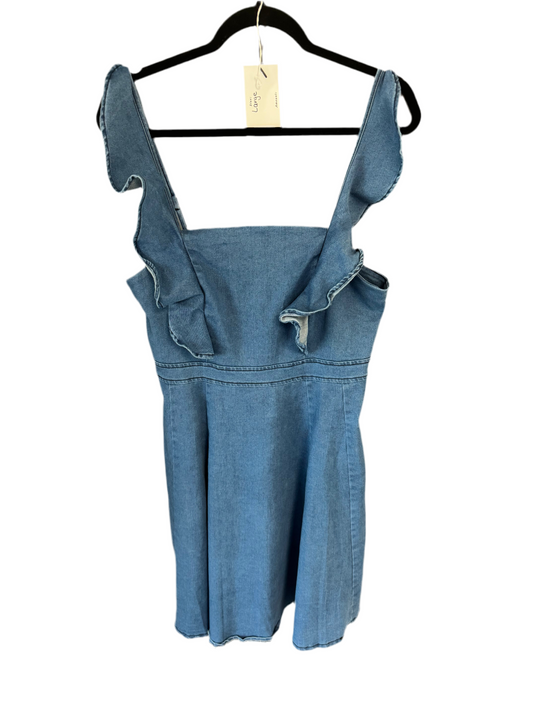 Dark denim dress