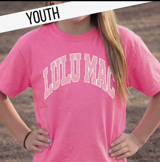 Neon Pink Lulu Mac Tshirt