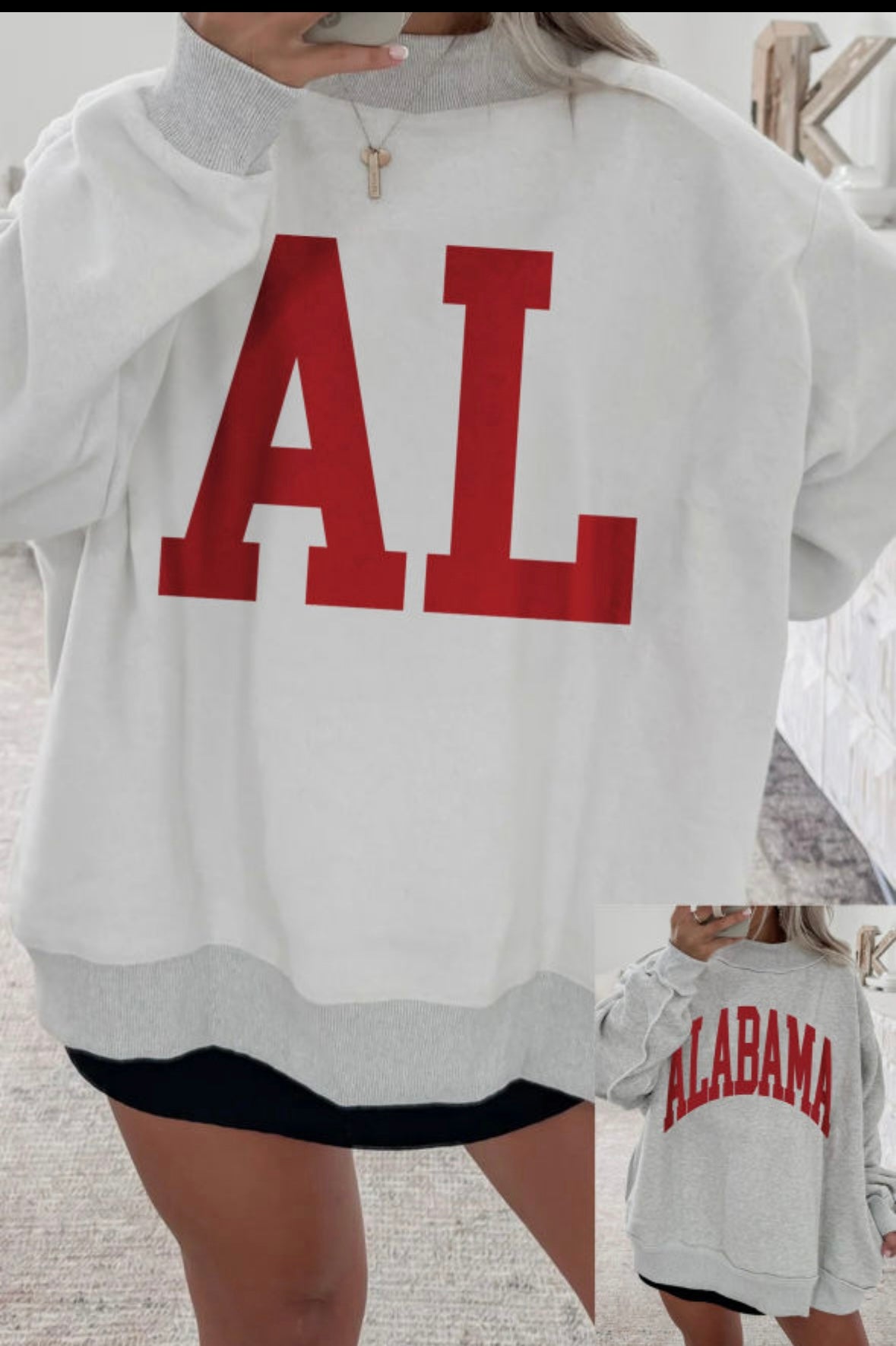 Reversible Alabama Sweatshirt