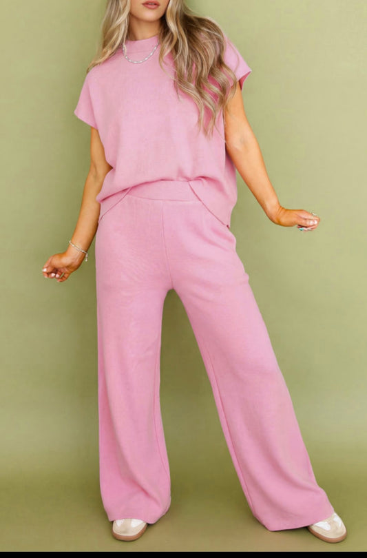Pink Pant Set