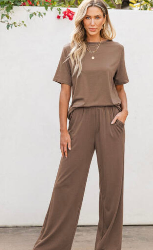 Light Brown 2 Piece Set