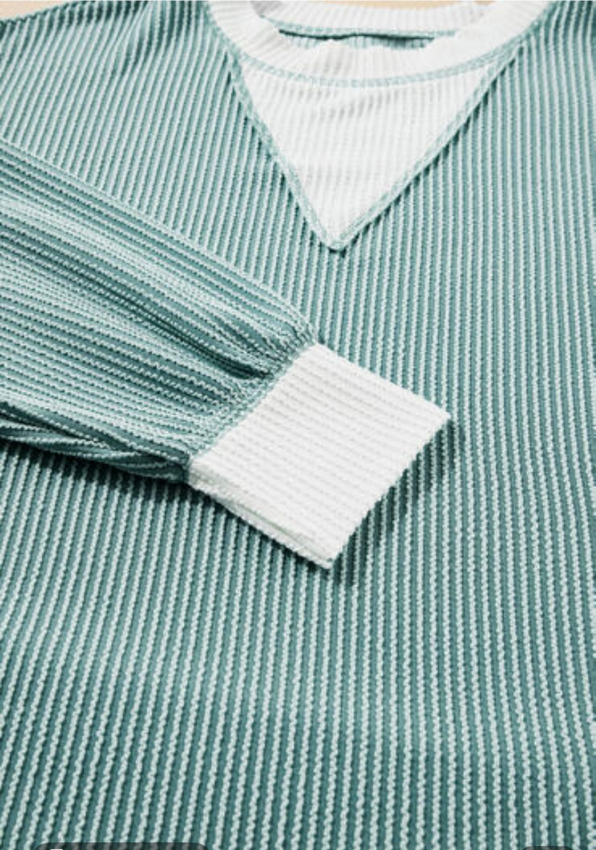 Teal Long Sleeve Top