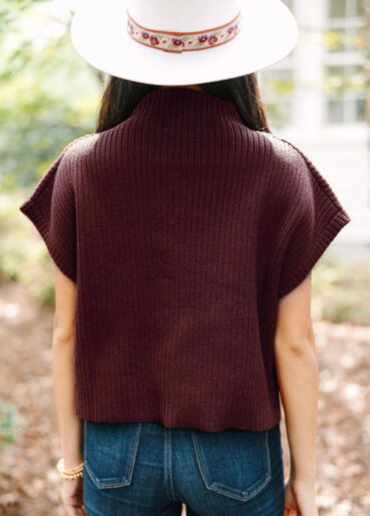 Mineral Red Short Sleeve Sweater