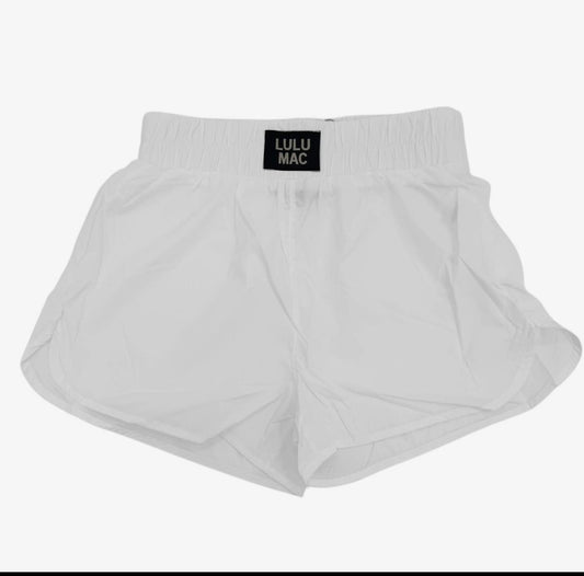 White Lulu Mac Shorts