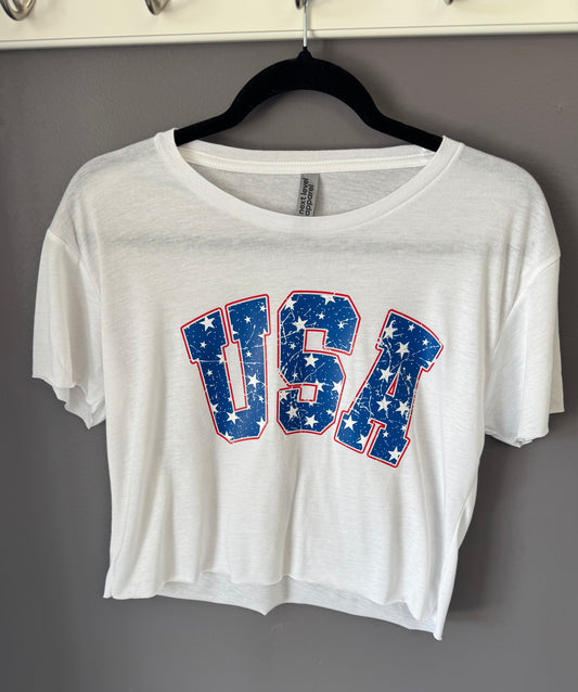 USA Cropped Tshirt