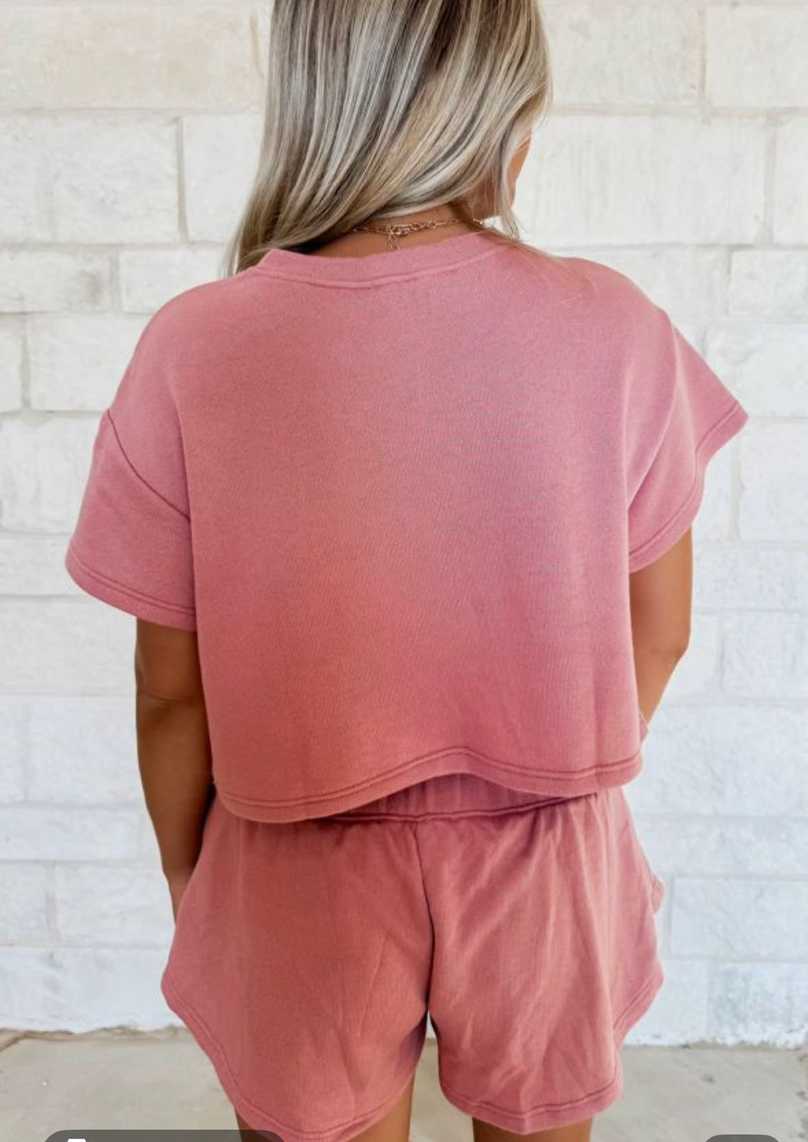 Blossom Cropped Tee Ruffle Skort Set