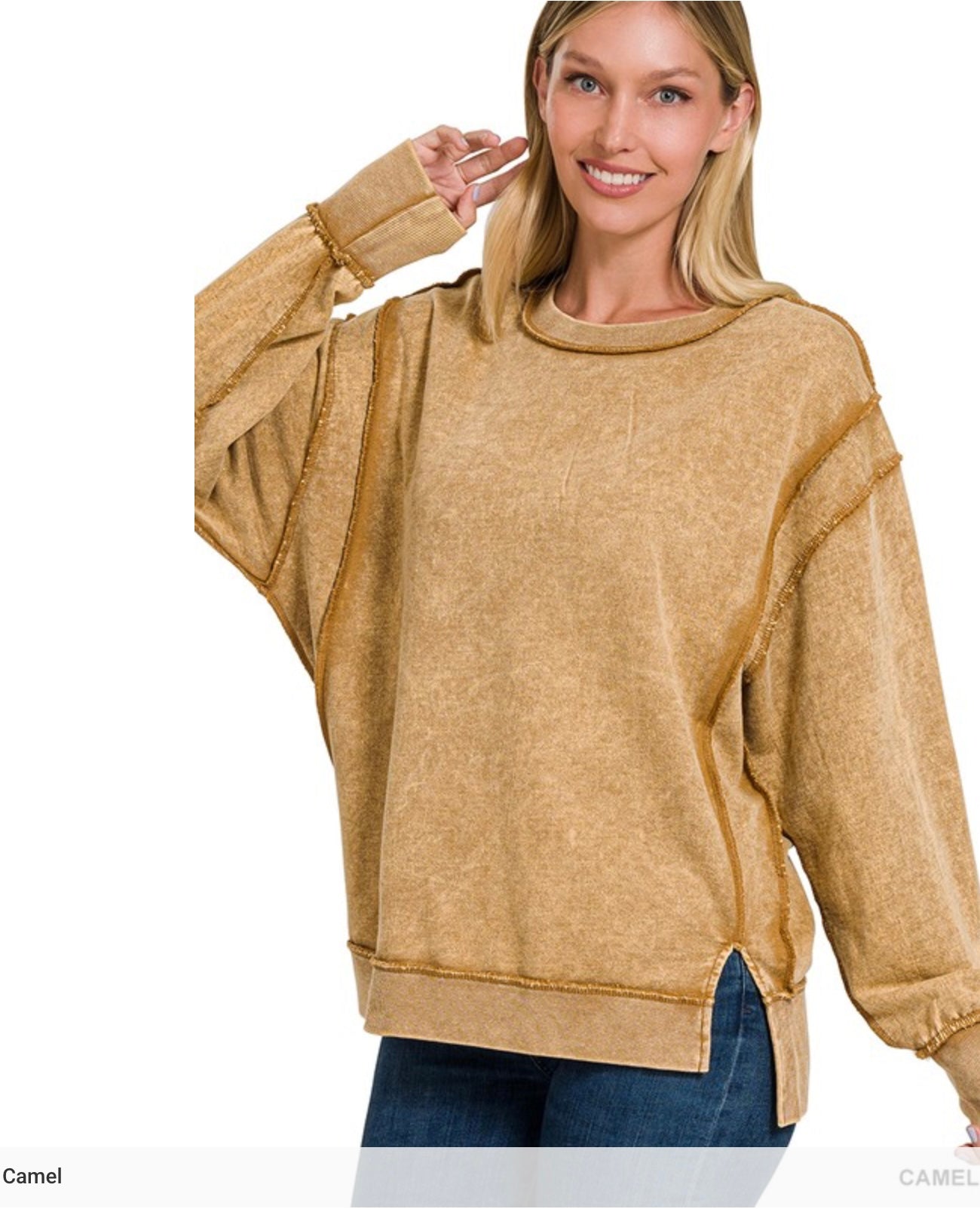 Acid Wash Sweatshirt
