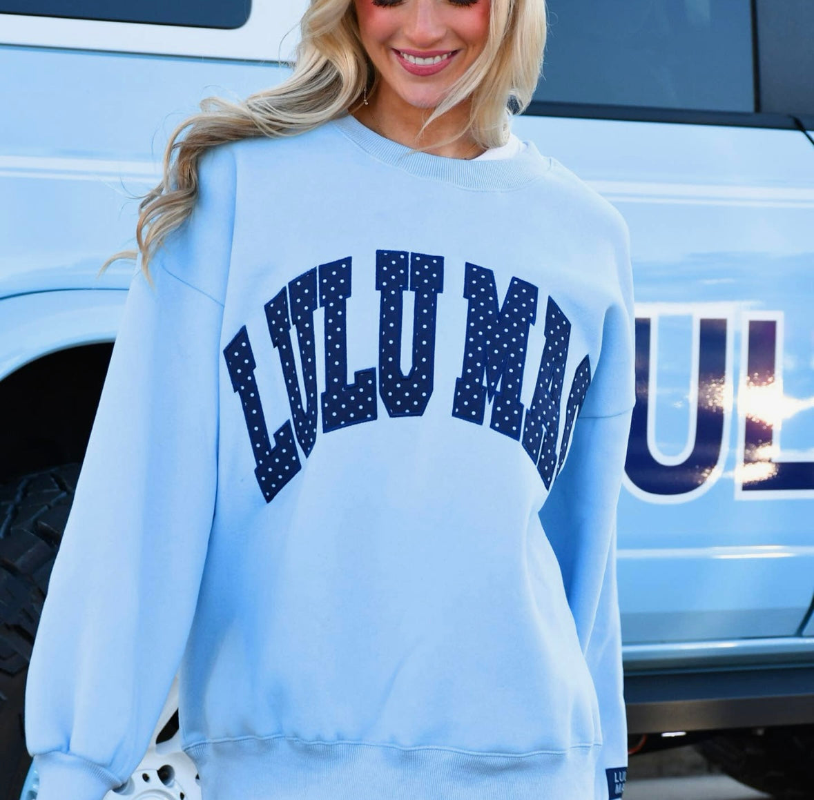 Blue and Navy Lulu Mac Sweatshirt