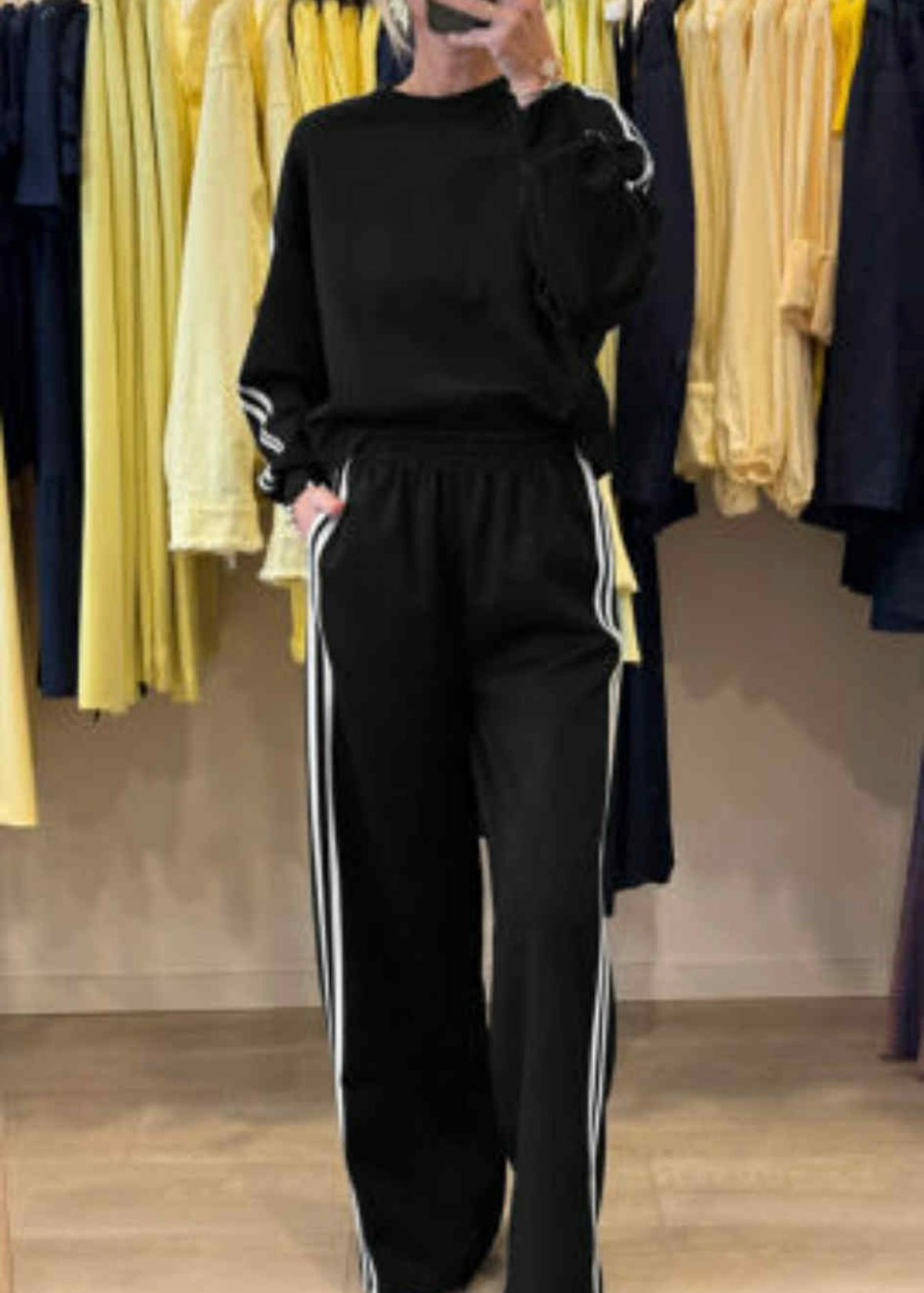 Black Track Suit
