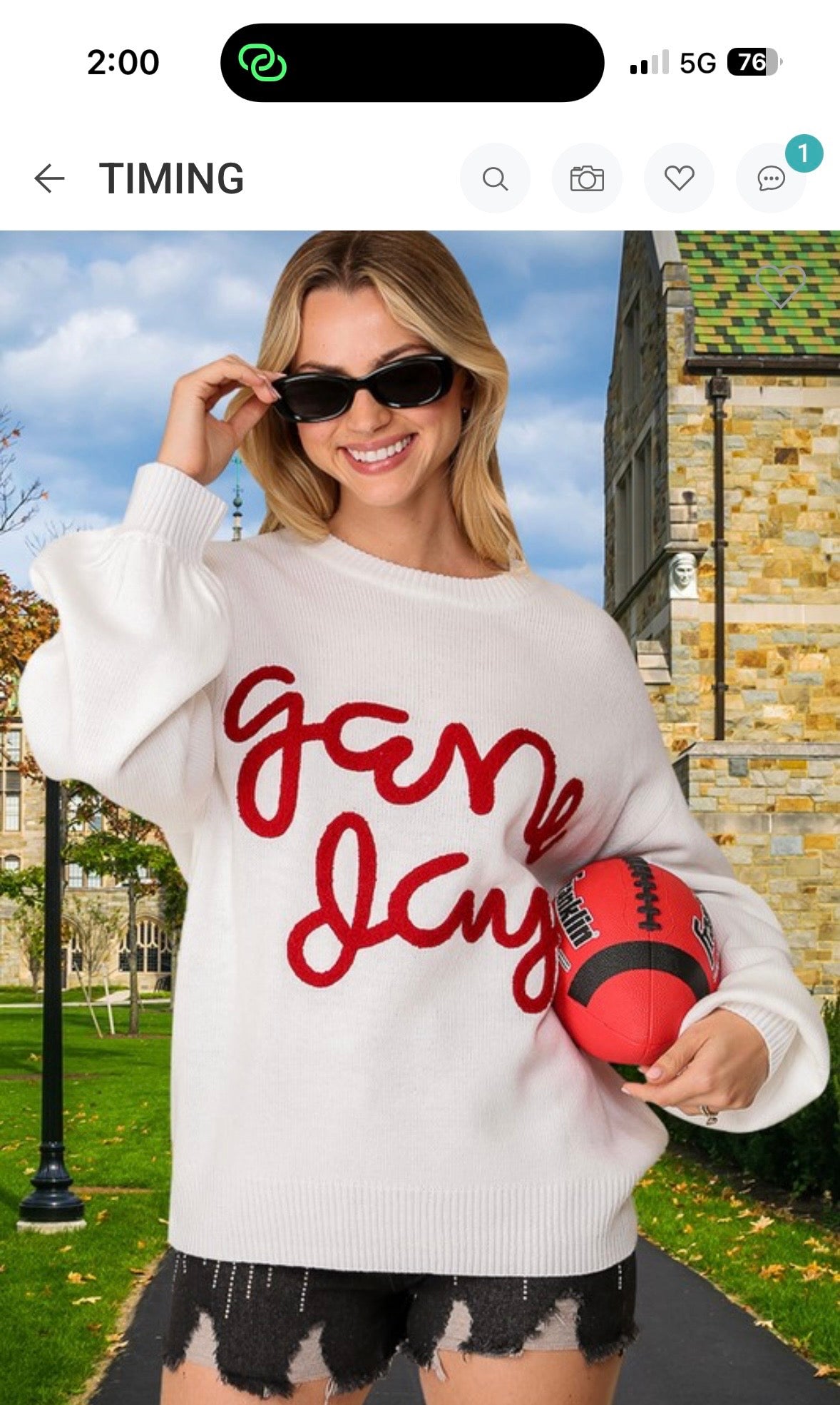 Game Day Sweater