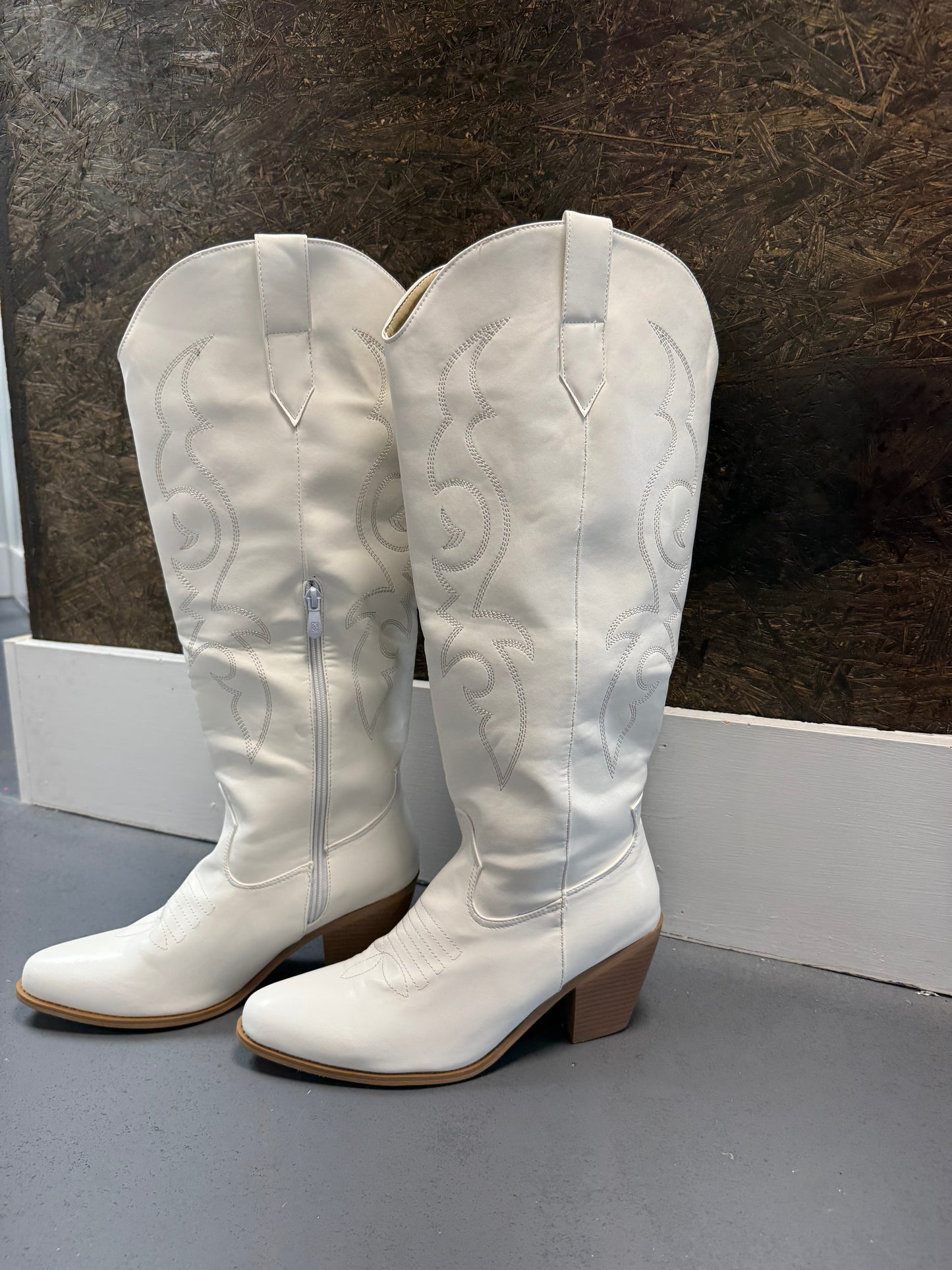 White boots